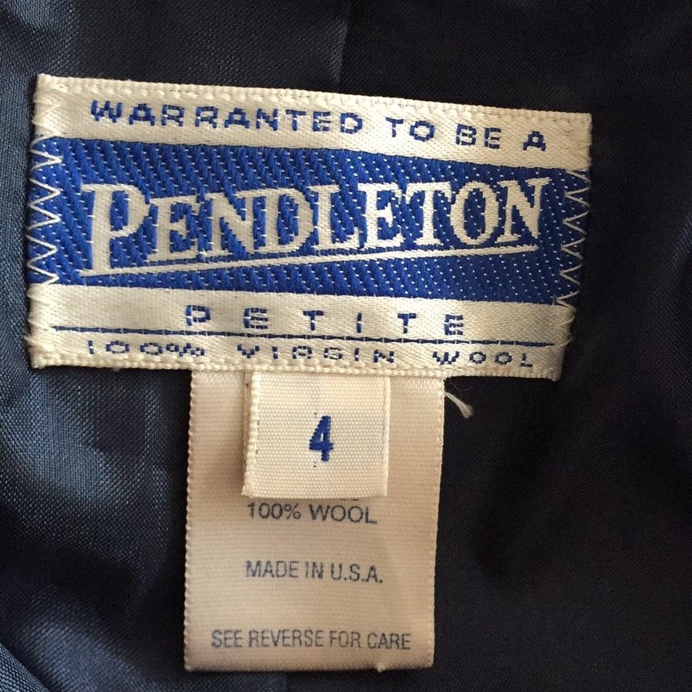 Pendleton blue wool blazer - image 6